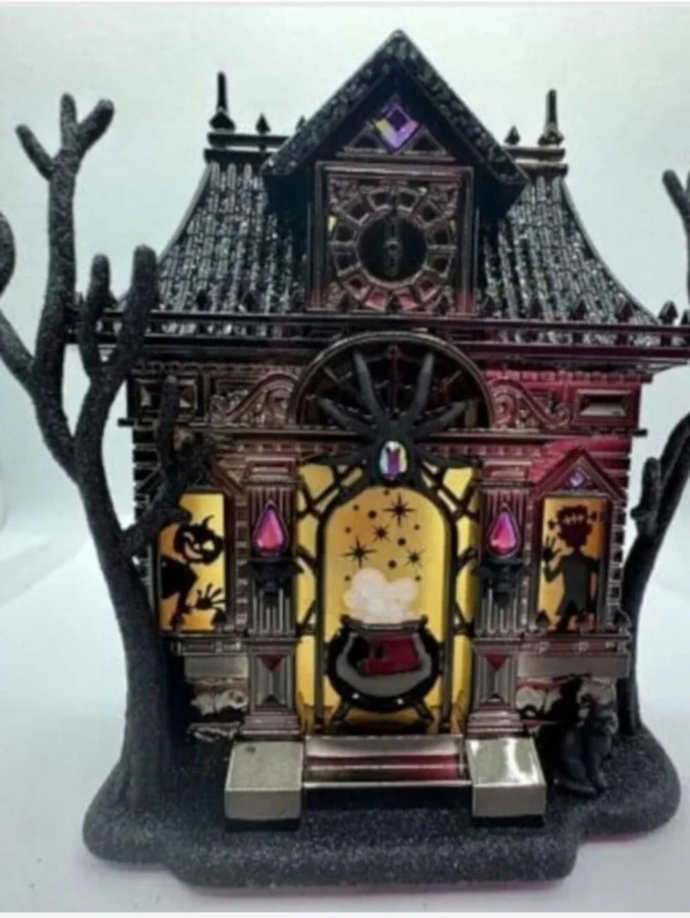 Bath & Body Works Black Witch House Lantern with Green Projection